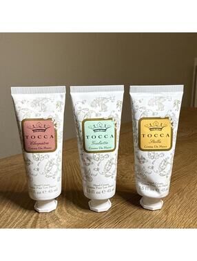 3 TOCCA Crema da Mano Hand Cream Stella Giulietta Cleopatra 1.5fl Oz/ 45 ml Each